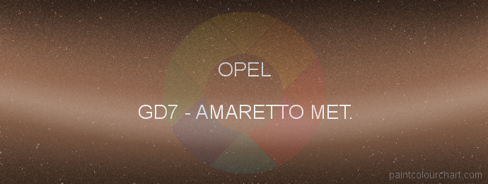 Opel paint GD7 Amaretto Met.