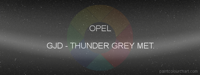 Opel paint GJD Thunder Grey Met.