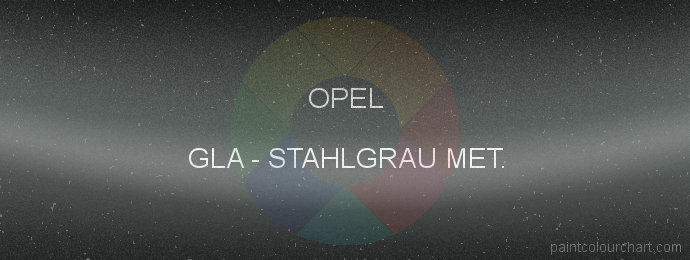 Opel paint GLA Stahlgrau Met.