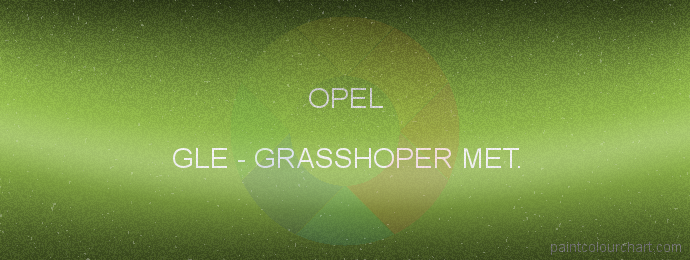 Opel paint GLE Grasshoper Met.