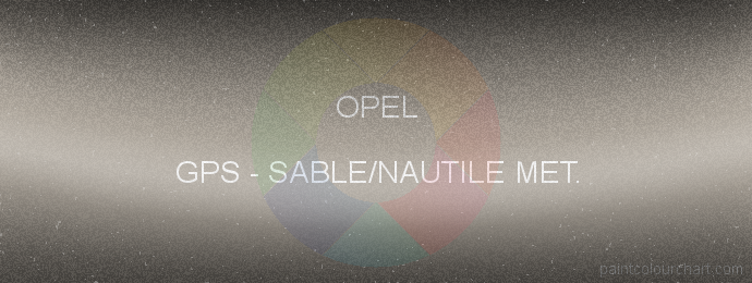 Opel paint GPS Sable/nautile Met.