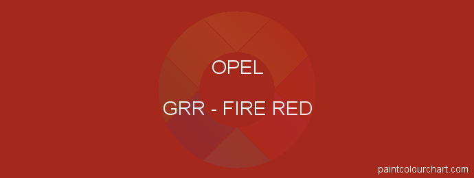Opel paint GRR Fire Red