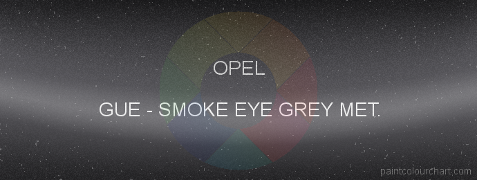 Opel paint GUE Smoke Eye Grey Met.