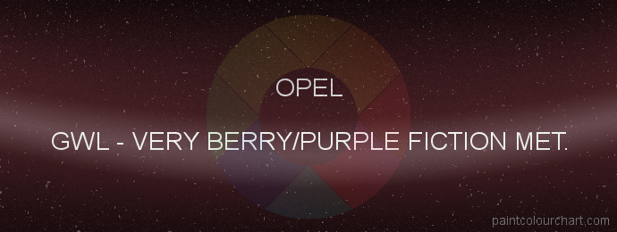 Opel paint GWL Very Berry/purple Fiction Met.