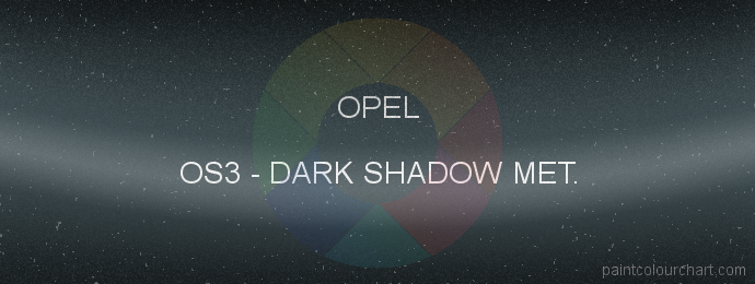 Opel paint OS3 Dark Shadow Met.