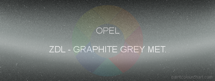 Opel paint ZDL Graphite Grey Met.