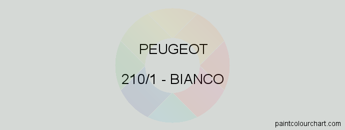 Peugeot paint 210/1 Bianco