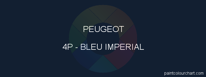 Peugeot paint 4P Bleu Imperial