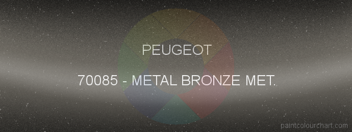 Peugeot paint 70085 Metal Bronze Met.