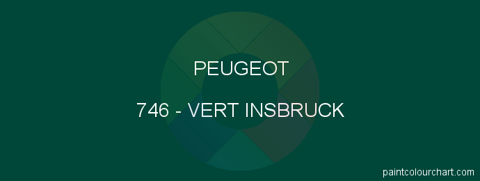 Peugeot paint 746 Vert Insbruck