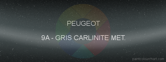 Peugeot paint 9A Gris Carlinite Met.