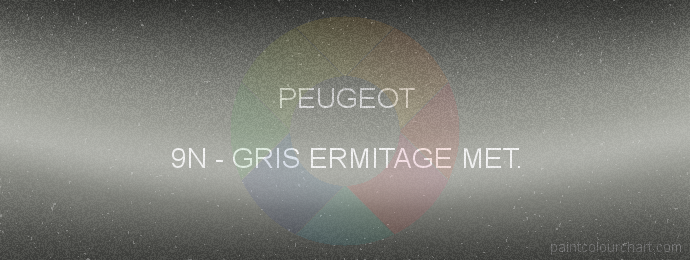 Peugeot paint 9N Gris Ermitage Met.