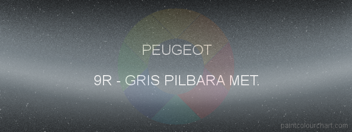 Peugeot paint 9R Gris Pilbara Met.