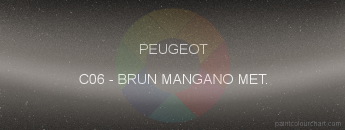 Peugeot paint C06 Brun Mangano Met.