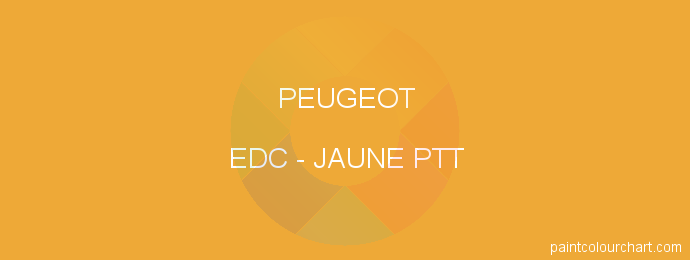 Peugeot paint EDC Jaune Ptt