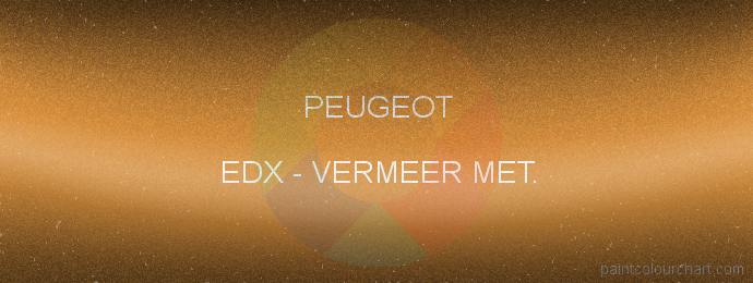 Peugeot paint EDX Vermeer Met.