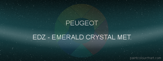 Peugeot paint EDZ Emerald Crystal Met.