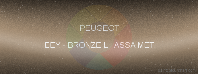 Peugeot paint EEY Bronze Lhassa Met.