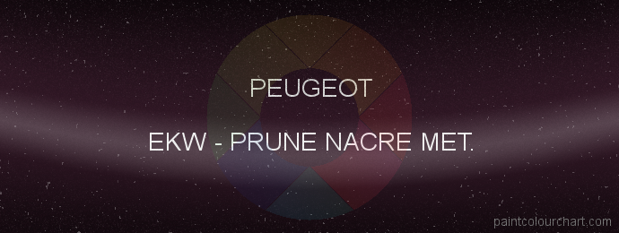 Peugeot paint EKW Prune Nacre Met.