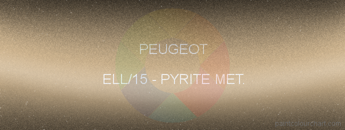 Peugeot paint ELL/15 Pyrite Met.