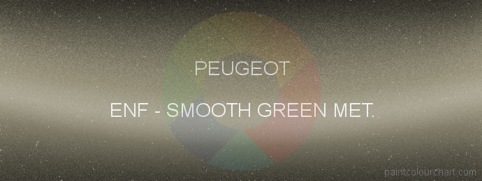 Peugeot paint ENF Smooth Green Met.