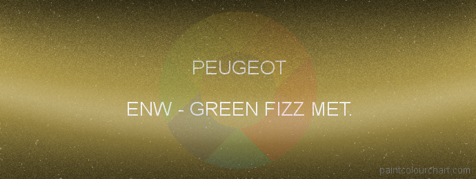 Peugeot paint ENW Green Fizz Met.