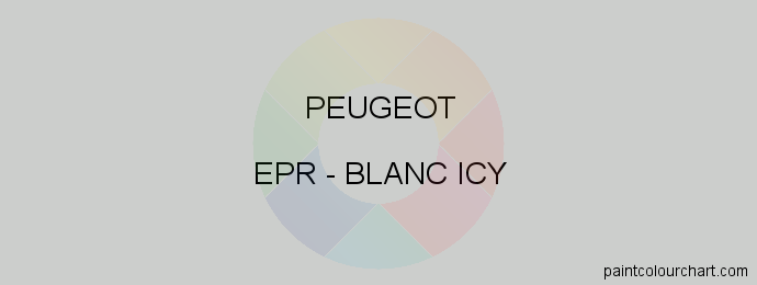 Peugeot paint EPR Blanc Icy