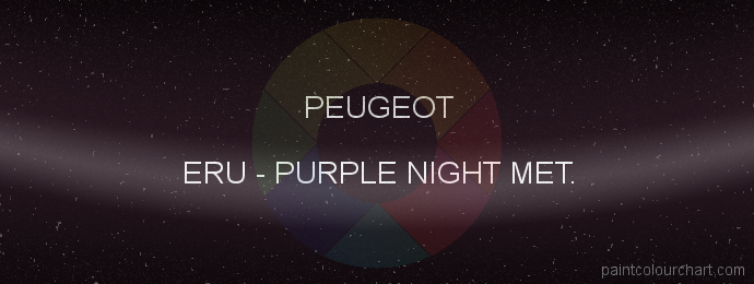 Peugeot paint ERU Purple Night Met.