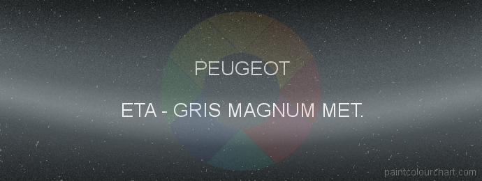 Peugeot paint ETA Gris Magnum Met.