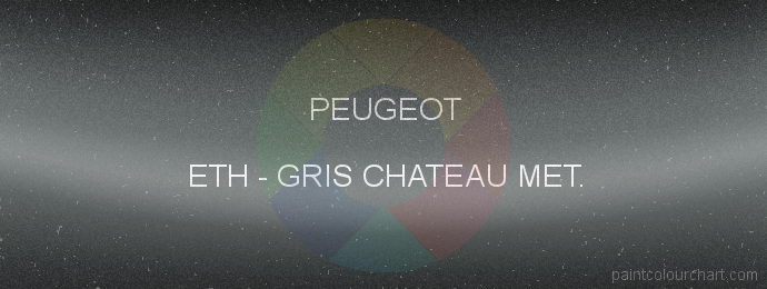 Peugeot paint ETH Gris Chateau Met.