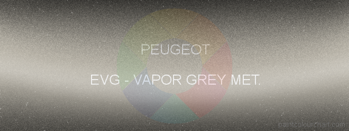Peugeot paint EVG Vapor Grey Met.