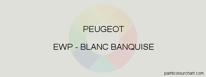 Peugeot paint EWP Blanc Banquise