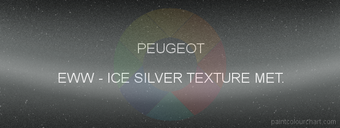 Peugeot paint EWW Ice Silver Texture Met.