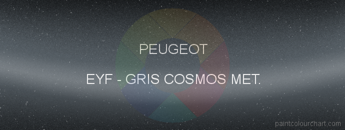 Peugeot paint EYF Gris Cosmos Met.