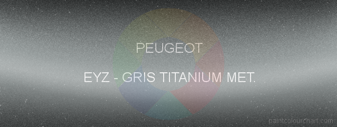 Peugeot paint EYZ Gris Titanium Met.