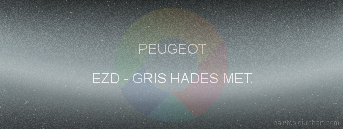 Peugeot paint EZD Gris Hades Met.