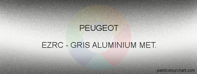 Peugeot paint EZRC Gris Aluminium Met.