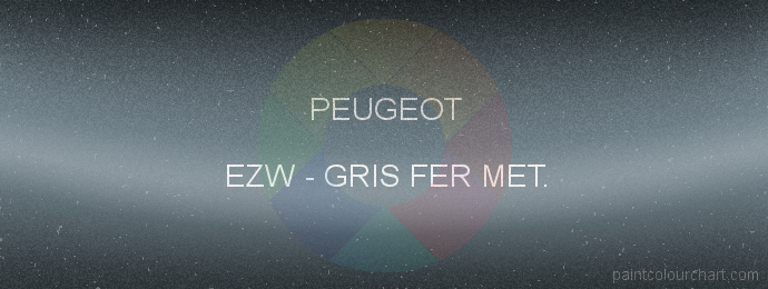 Peugeot paint EZW Gris Fer Met.