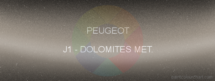 Peugeot paint J1 Dolomites Met.