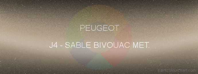 Peugeot paint J4 Sable Bivouac Met.