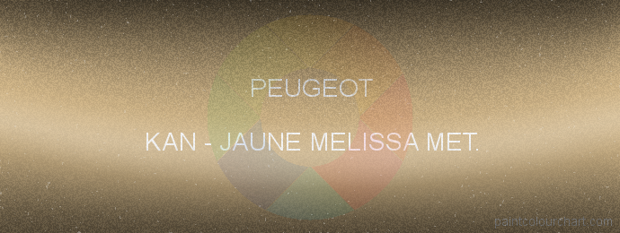 Peugeot paint KAN Jaune Melissa Met.