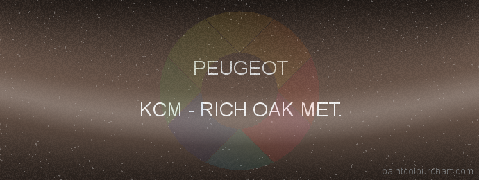 Peugeot paint KCM Rich Oak Met.