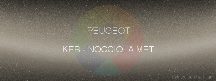 Peugeot paint KEB Nocciola Met.
