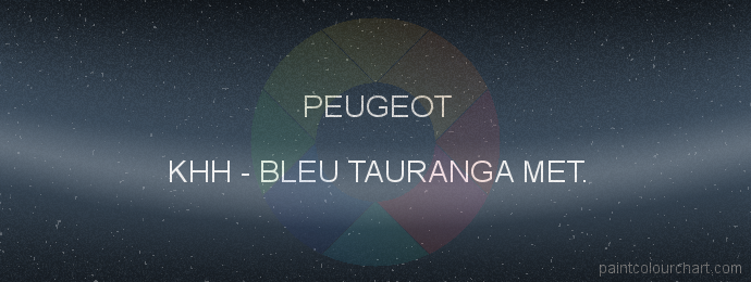 Peugeot paint KHH Bleu Tauranga Met.