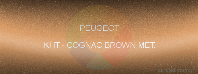 Peugeot paint KHT Cognac Brown Met.