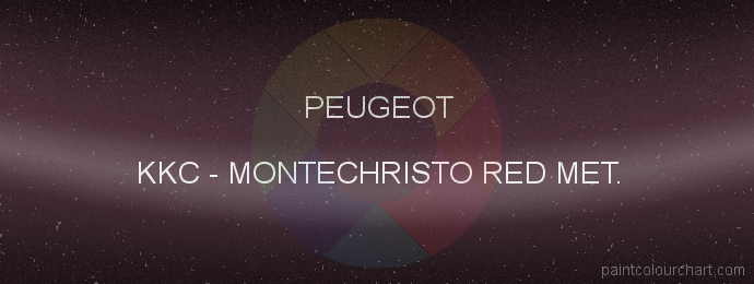 Peugeot paint KKC Montechristo Red Met.