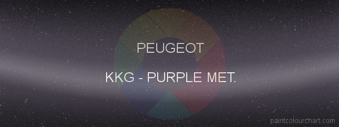Peugeot paint KKG Purple Met.