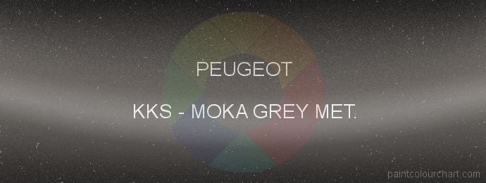 Peugeot paint KKS Moka Grey Met.