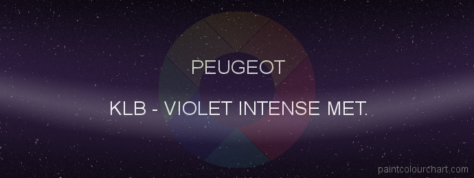 Peugeot paint KLB Violet Intense Met.