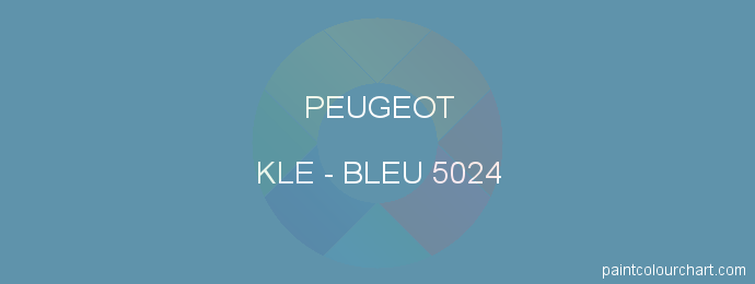 Peugeot paint KLE Bleu 5024